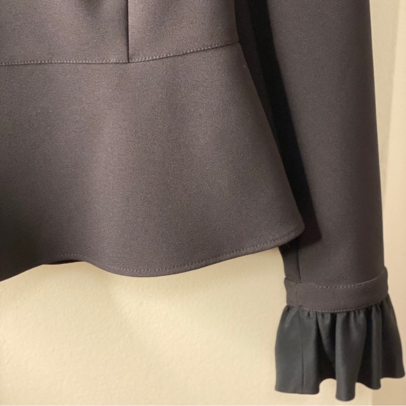 Philosophy di Lorenzo Serafini black peplum top - Picture 5 of 8